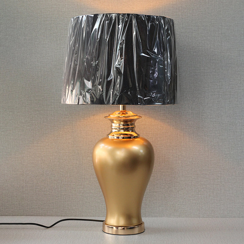 Ceramic Model 13301 Golden Table Lamp (Pair) for bedrooms