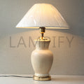 Ceramic Travertine Style B.Jar Table Lamps (Pair) for bedrooms