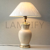 Ceramic Travertine Style B.Jar Table Lamps (Pair) for bedrooms