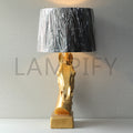 Resin Horse Medium Golden Table Lamp (Pair) for bedrooms
