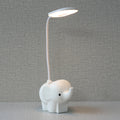 Elephant Study Lamp with Pen Holder Model 6101. (White) for bedrooms