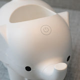 Elephant Study Lamp with Pen Holder Model 6101. (White) for bedrooms