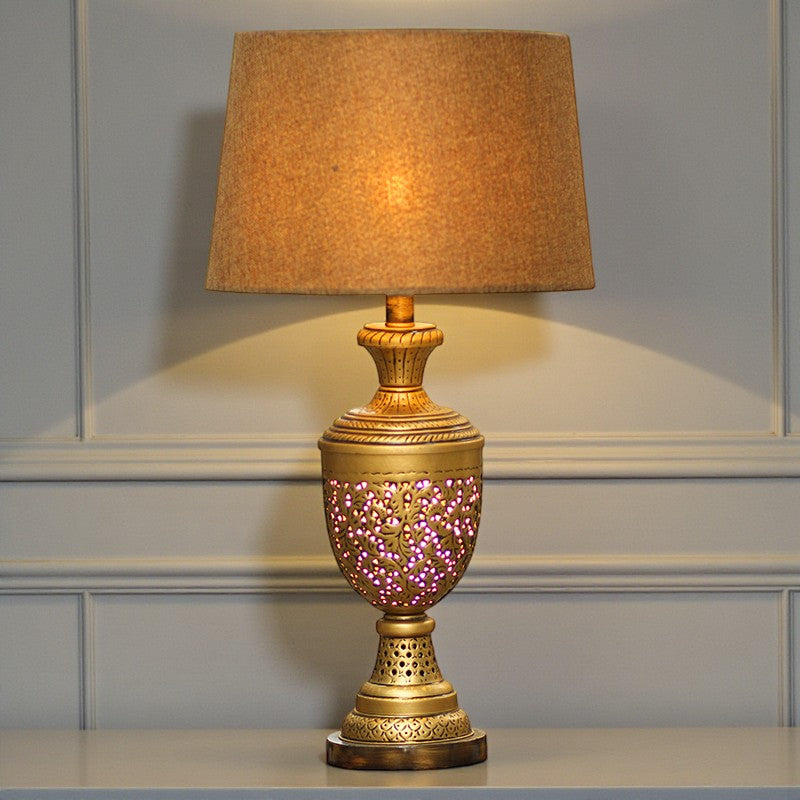 Metal Handcrafted Table Lamp (Pair) for bedrooms
