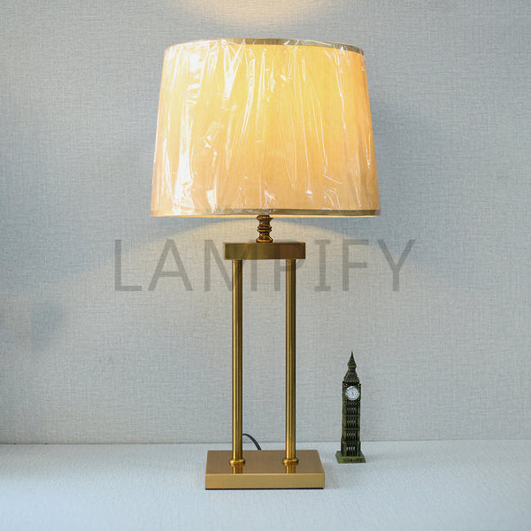 Metal Double Rod GB Table Lamps(Pair) for bedrooms