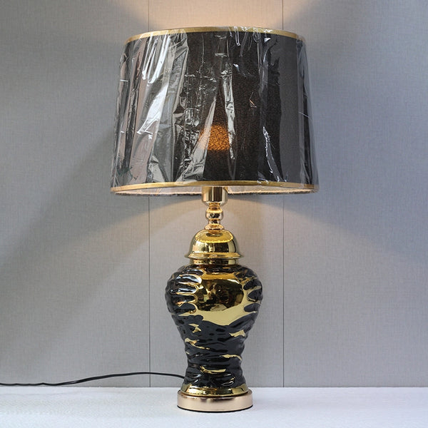 Ceramic Imported model 981 Black Table Lamp Small (pair) for bedrooms