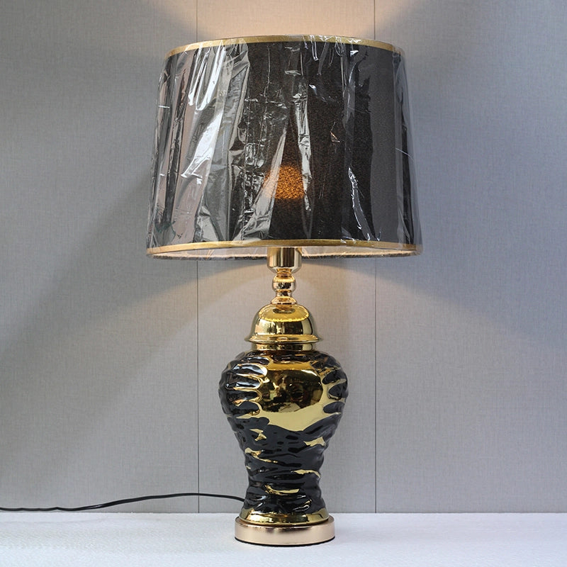 Ceramic Imported model 981 Black Table Lamp Small (pair) for bedrooms
