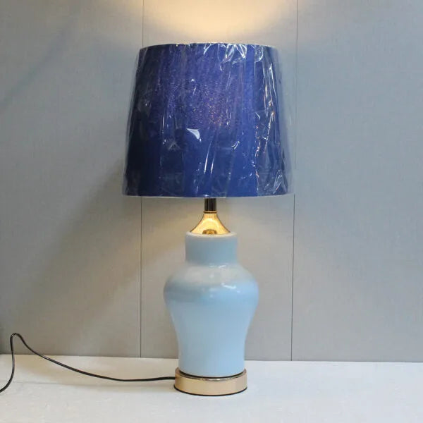 Ceramic Raim Pastel Blue Small Table Lamps (Pair) for bedrooms