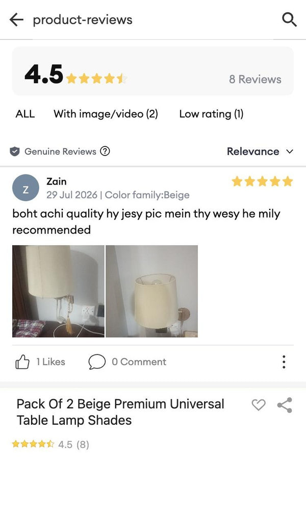Happy customer