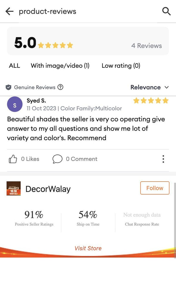 Happy customer