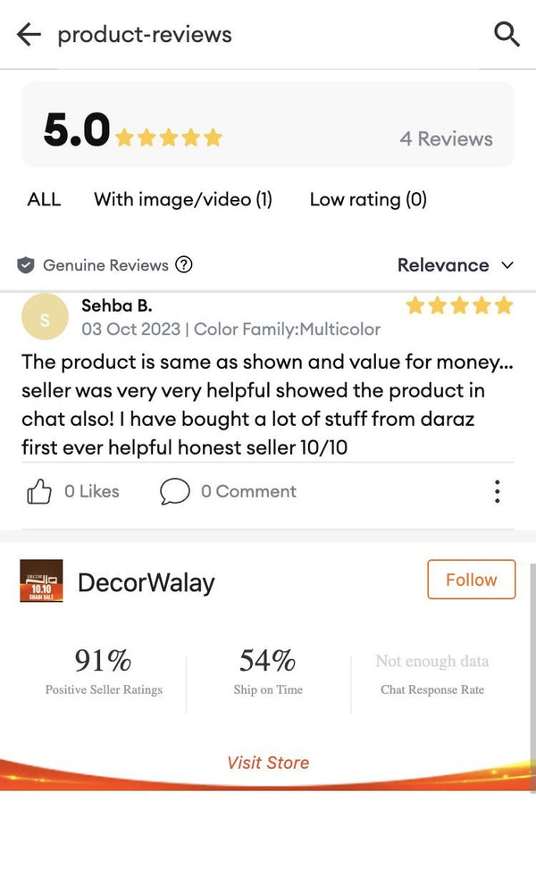 Happy customer