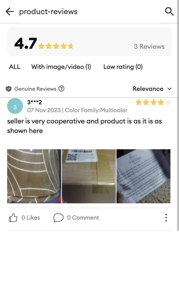 Happy customer