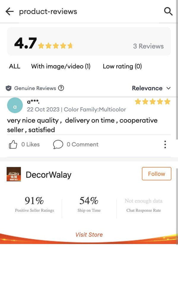 Happy customer