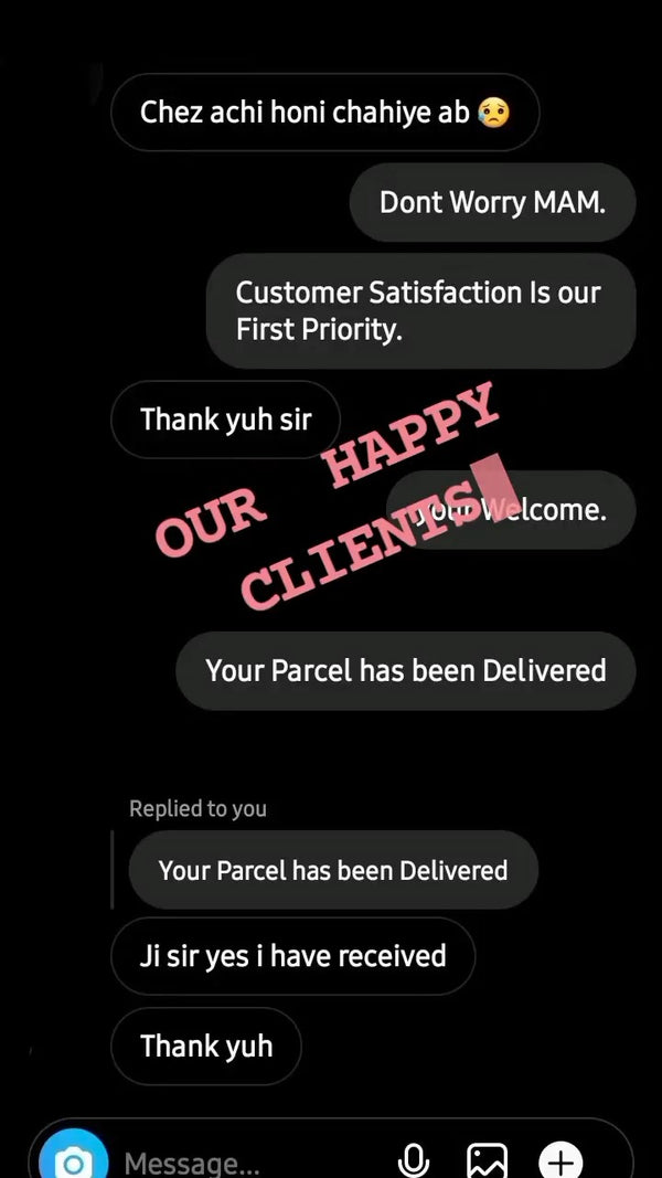 Happy customer