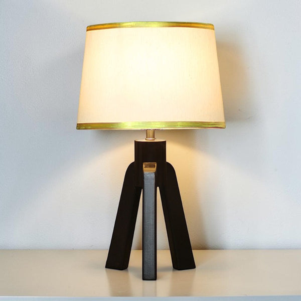 Wooden Tripod Table Lamps(Pair) for bedrooms