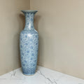 Porcelain Blue Pottery Floor Vase 02 (Each) Delivery Only For LHR,ISB for living rooms
