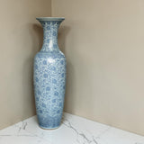 Porcelain Blue Pottery Floor Vase 02 (Each) Delivery Only For LHR,ISB for living rooms