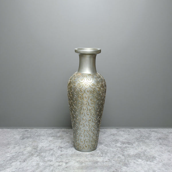 Resin Fiber Vase Silver for Floor (Each) Table Lamp for living rooms