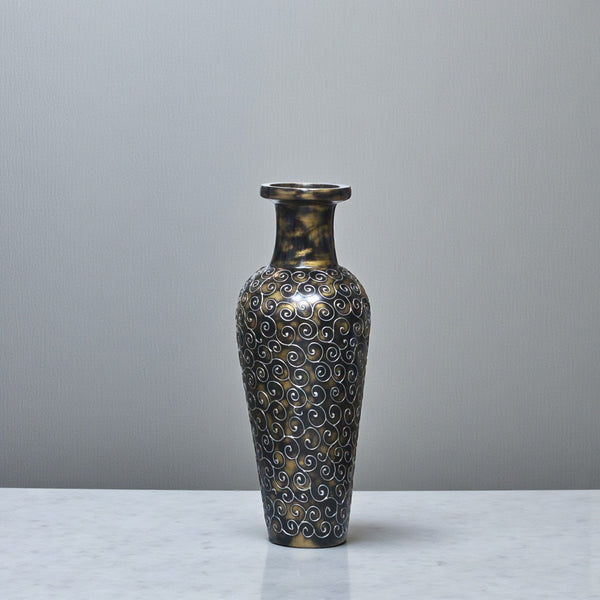 Resin Fiber Vase Golden Antique for Floor (Each) Table Lamp for living rooms